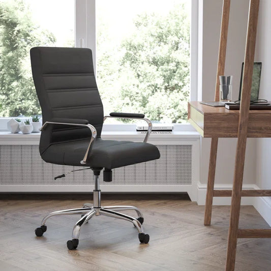 Basics Ergonomic Upholstered High-Back Swivel Office Chair