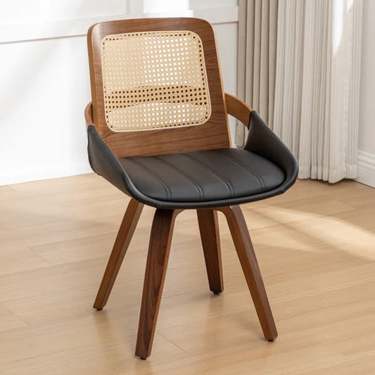 Arias Modern Swivel Faux Leather Home Office Chair
